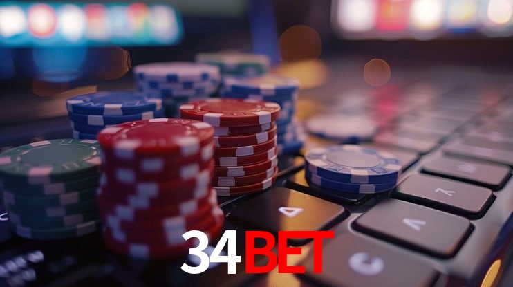 Imagem promocional da 34bet mostrando a plataforma e suas vantagens